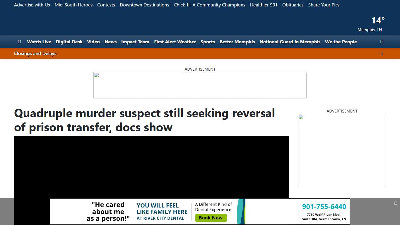 Quadruple murder suspect still seeking reversal of prison transfer, docs show